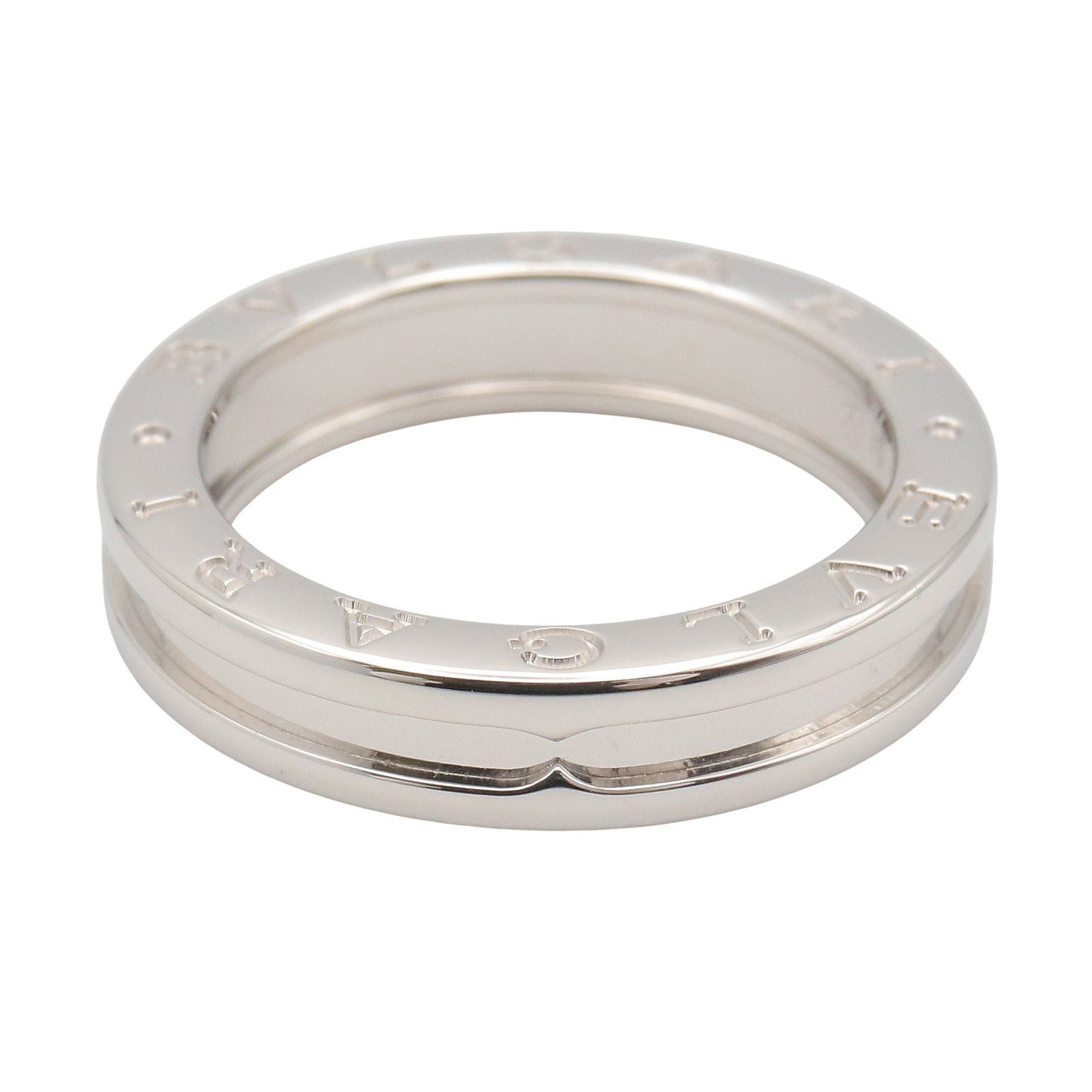 B-zero1 リング 1バンド リング 指輪 K18WG シルバー ホワイトゴールド ブルガリ アクセサリー BVLGARI