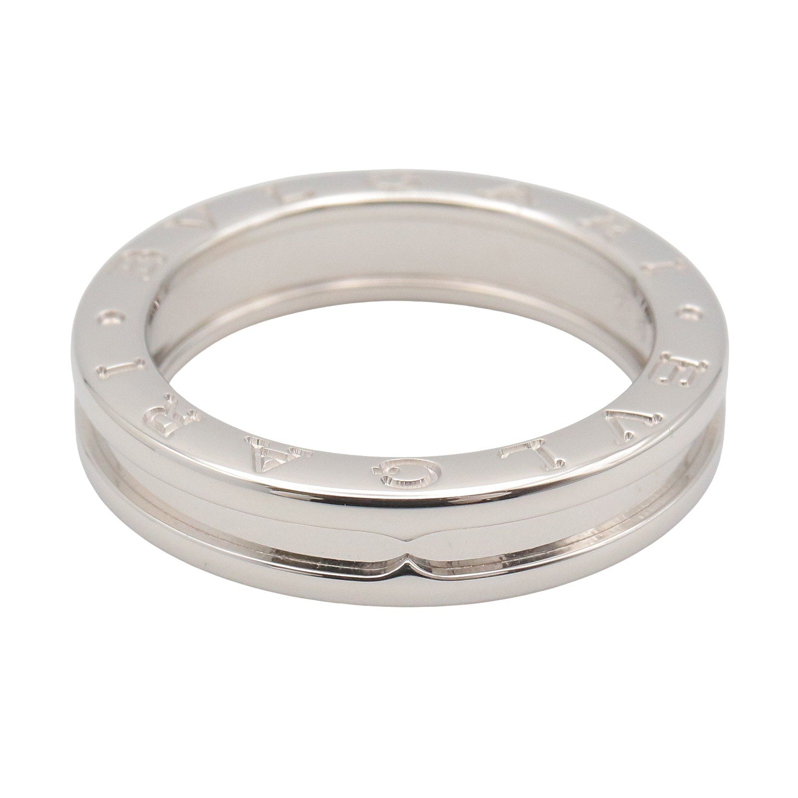 B-zero1 リング 1バンド リング 指輪 K18WG シルバー ホワイトゴールド ブルガリ アクセサリー BVLGARI