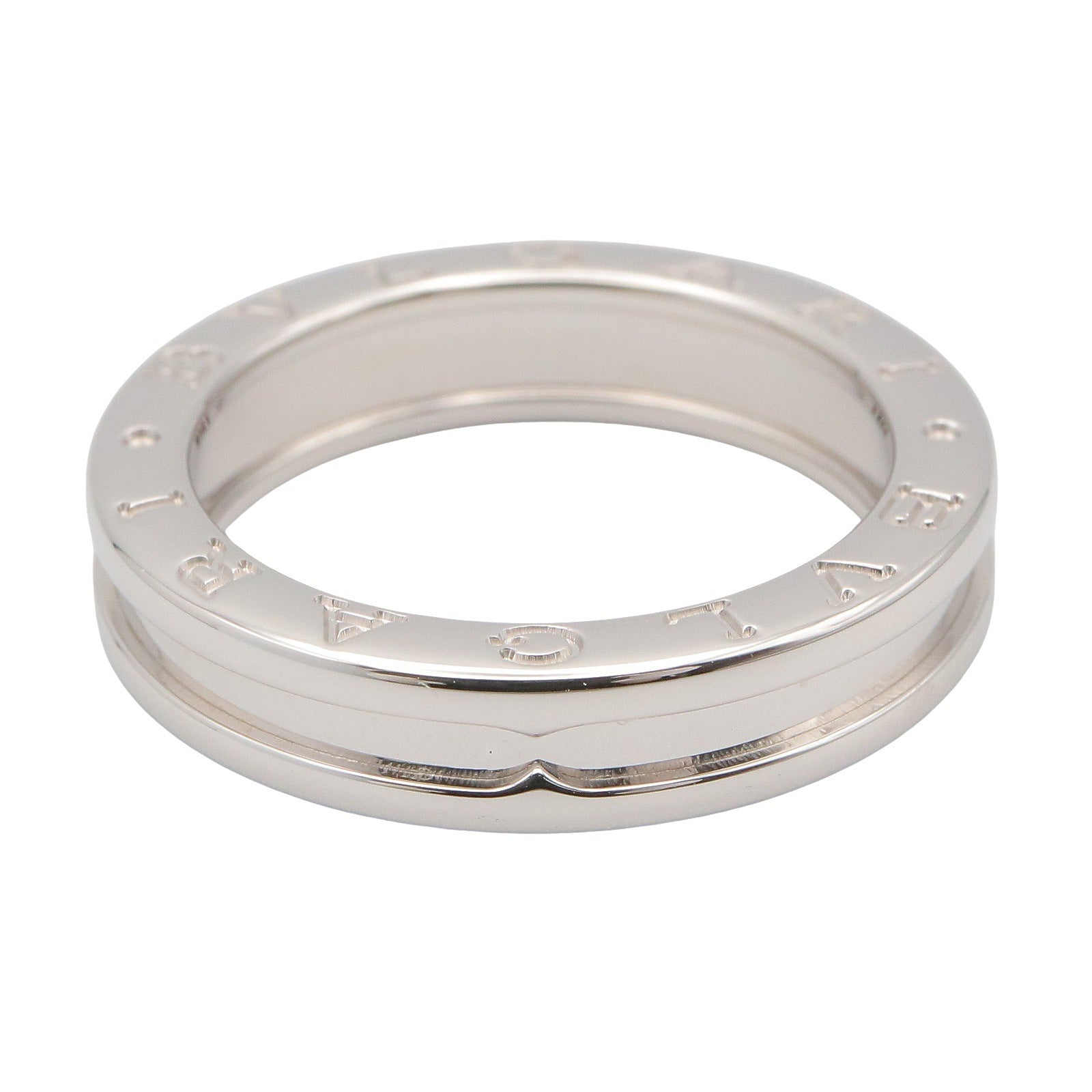 B-zero1 リング 1バンド リング 指輪 K18WG シルバー ホワイトゴールド ブルガリ アクセサリー BVLGARI