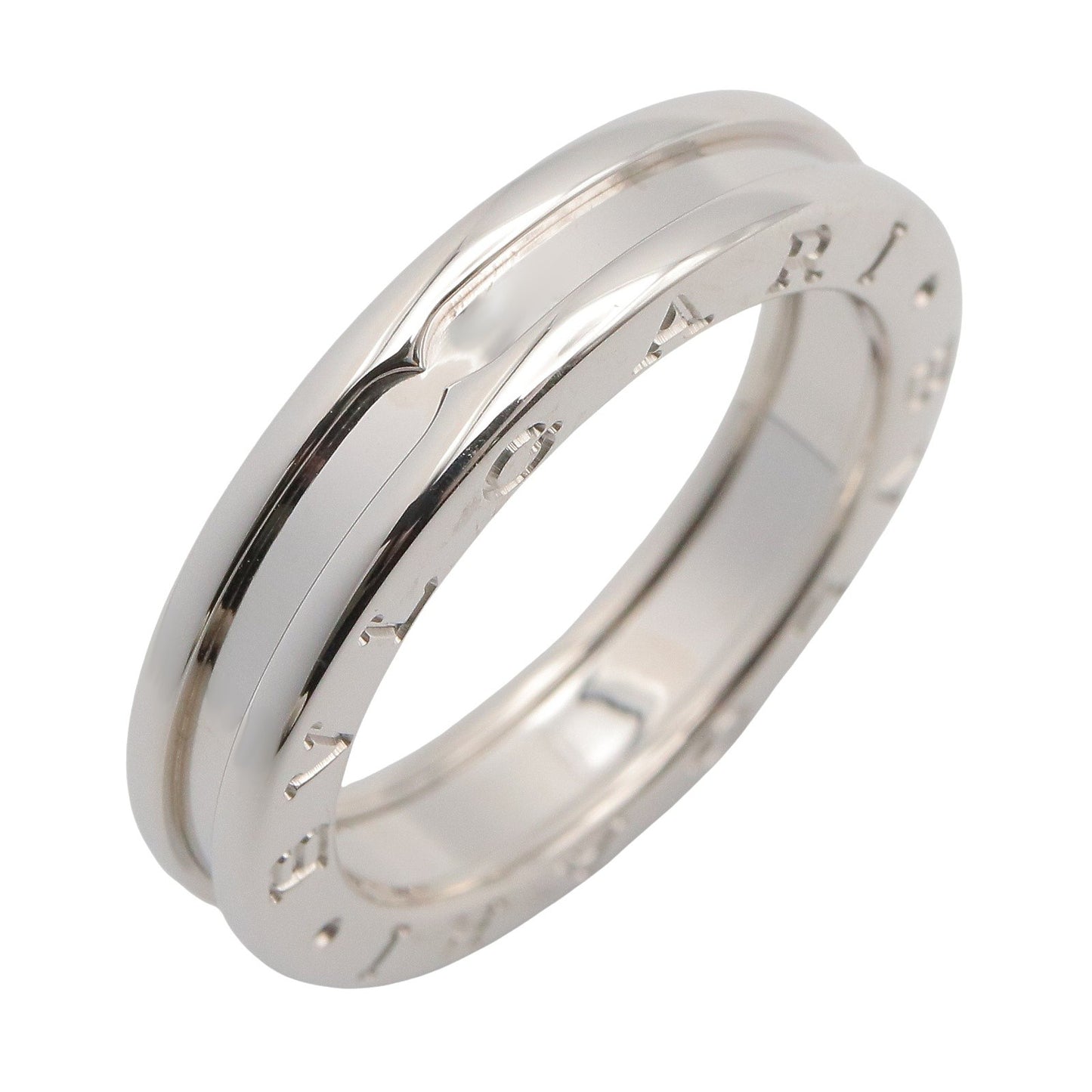 B-zero1 リング 1バンド リング 指輪 K18WG シルバー ホワイトゴールド ブルガリ アクセサリー BVLGARI