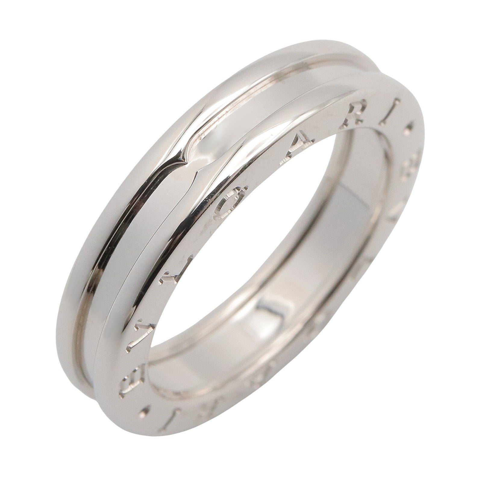 B-zero1 リング 1バンド リング 指輪 K18WG シルバー ホワイトゴールド ブルガリ アクセサリー BVLGARI