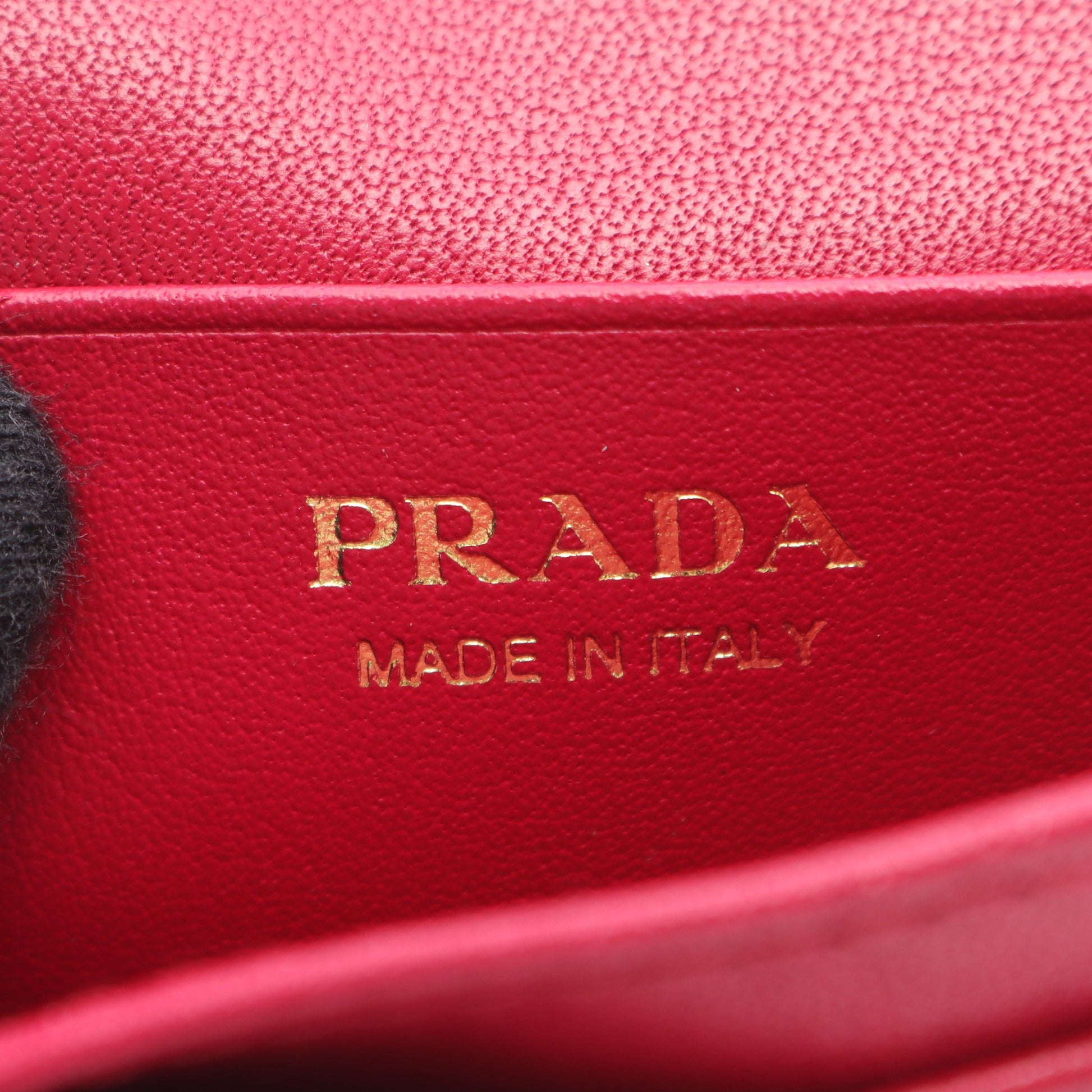 カードケース 名刺入れ レザー ピンクパープル プラダ 財布・小物 PRADA