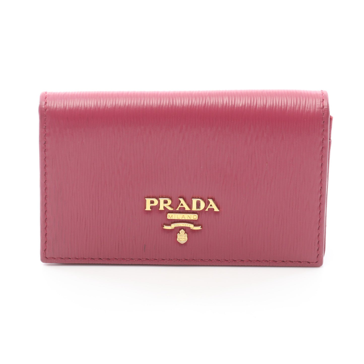 カードケース 名刺入れ レザー ピンクパープル プラダ 財布・小物 PRADA