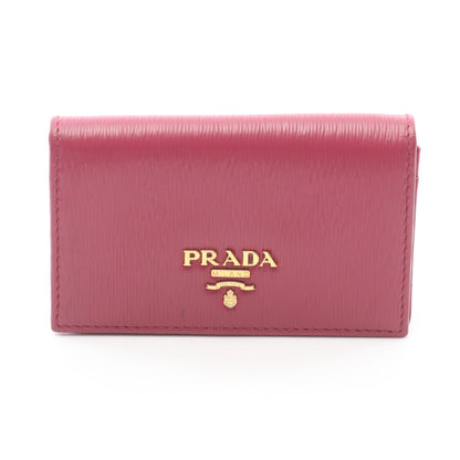 カードケース 名刺入れ レザー ピンクパープル プラダ 財布・小物 PRADA