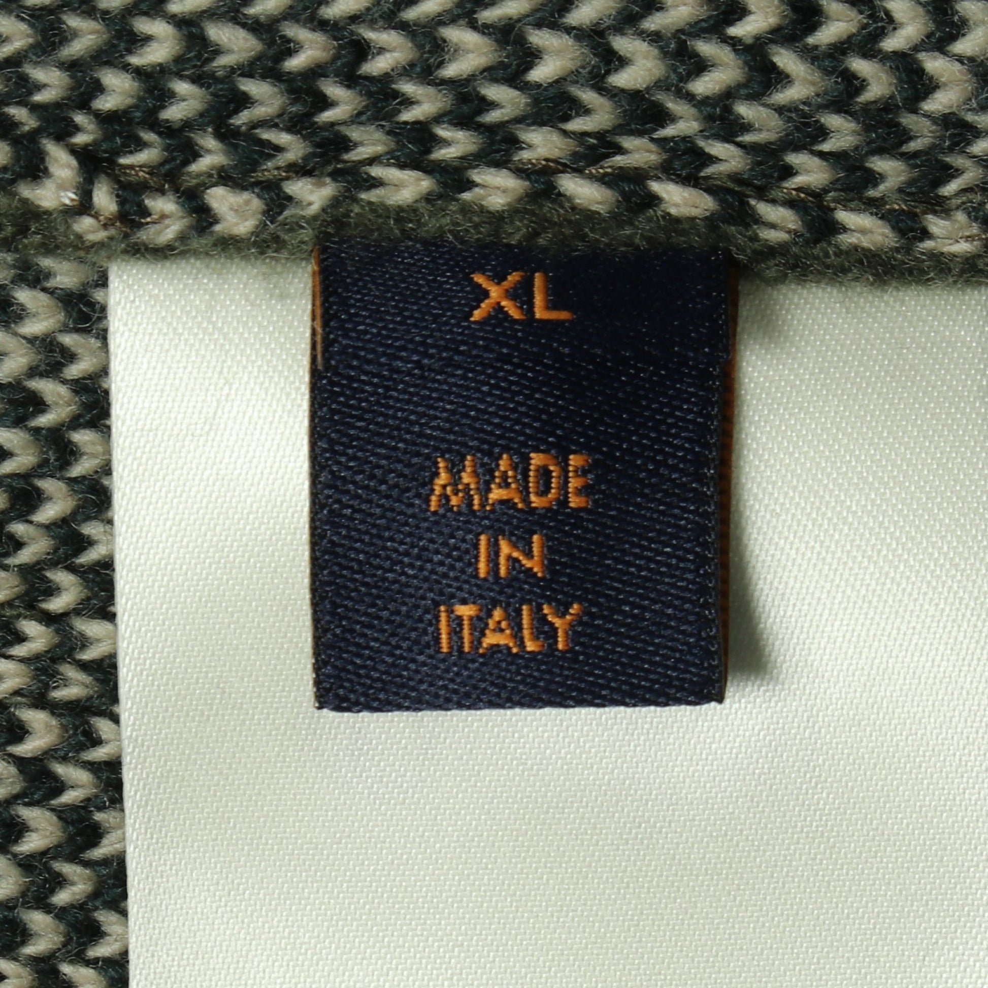 モノグラム プルオーバー ニット ウール カシミヤ カーキグリーン ルイヴィトン トップス LOUIS VUITTON