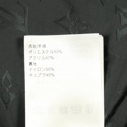 レザーパッチ フリースブルゾン ジャケット ダークグリーン ルイヴィトン アウター LOUIS VUITTON