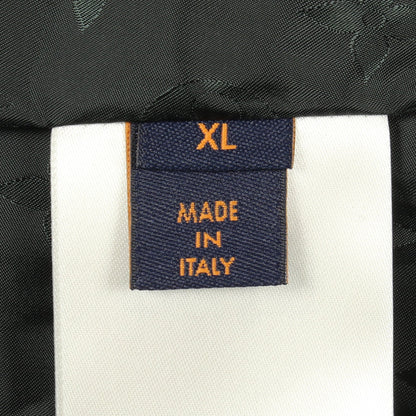 レザーパッチ フリースブルゾン ジャケット ダークグリーン ルイヴィトン アウター LOUIS VUITTON