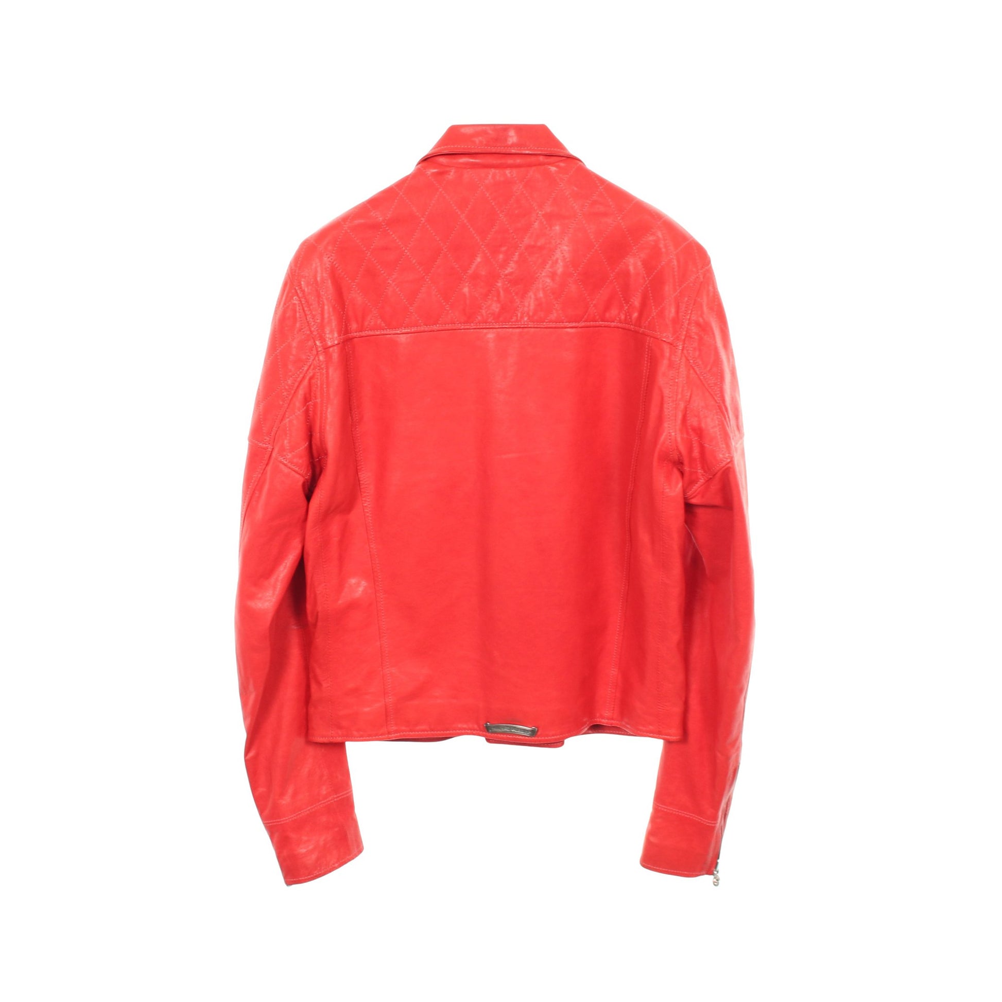 CRETIN クリティン ライダースジャケット レザー レッド クロムハーツ アウター Chrome Hearts