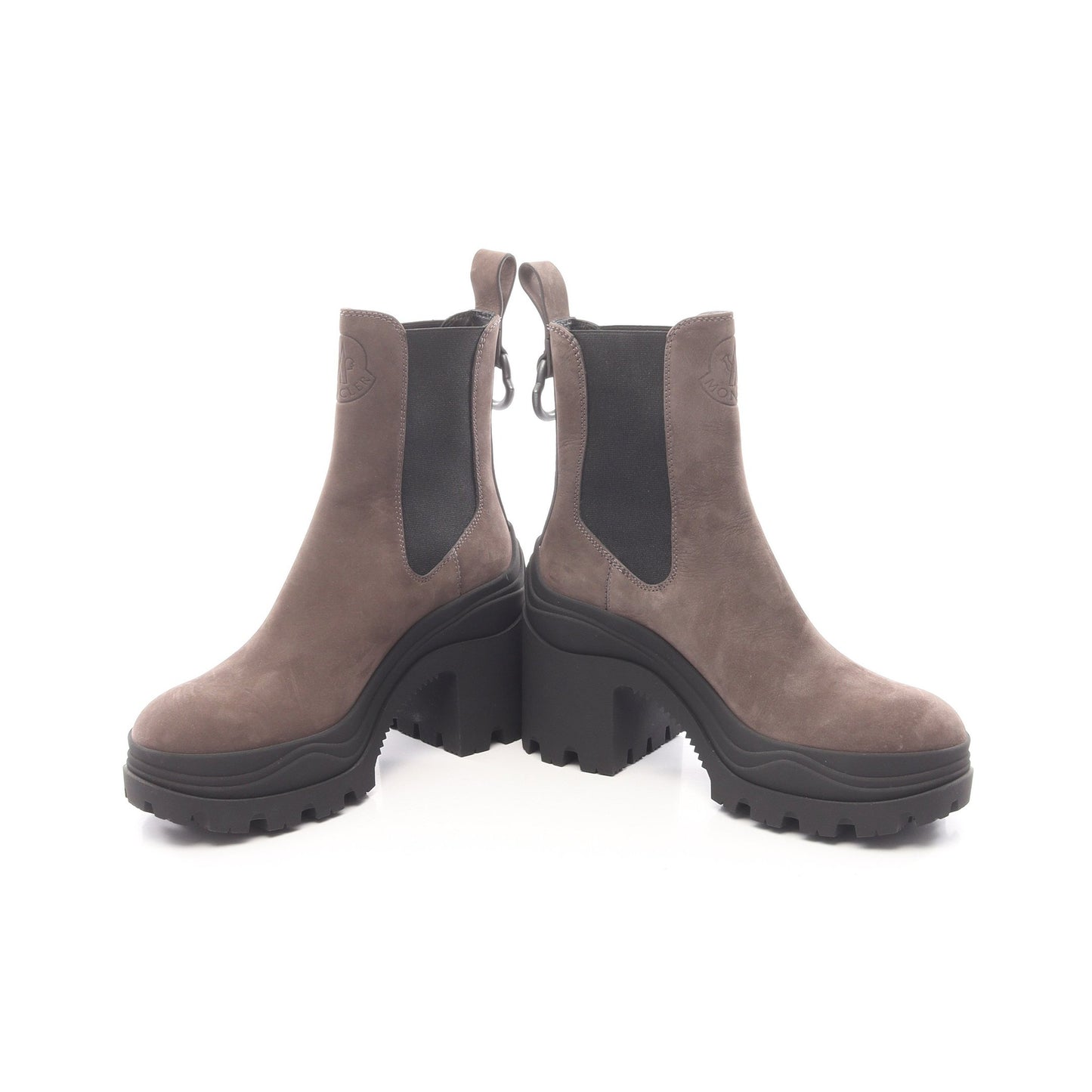 Envile チェルシーブーツ サイドゴアブーツ ヌバック グレーブラウン ブラック モンクレール シューズ MONCLER