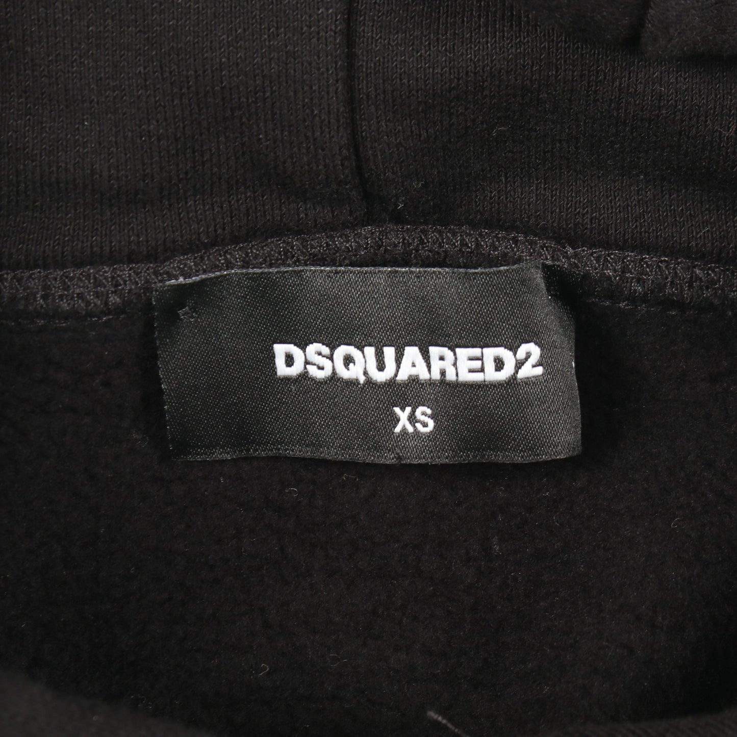 DSQUARED2 × PAC-MAN 裏起毛 プルオーバーパーカー コットン ブラック レッド ディースクエアード トップス DSQUARED2