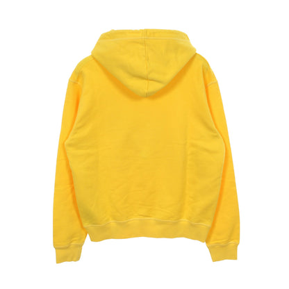 オレンジ プルオーバーパーカー コットン イエロー ディースクエアード トップス DSQUARED2