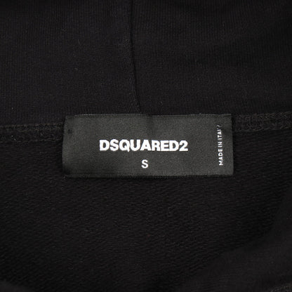 CIRO プルオーバーパーカー コットン ブラック ディースクエアード トップス DSQUARED2