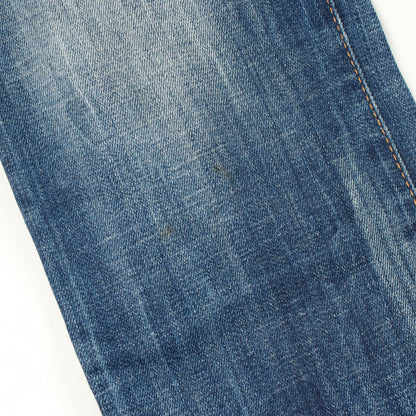 Skater Jean ダメージ加工 ボタンフライ デニムパンツ コットン ブルー ディースクエアード ボトムス DSQUARED2