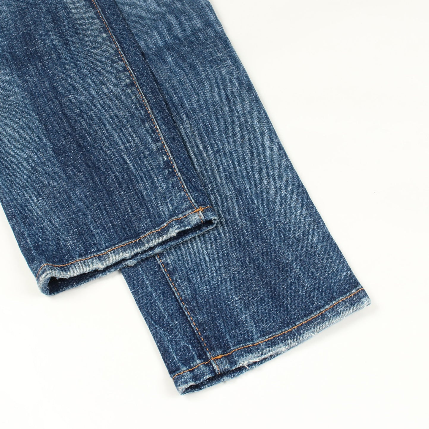Skater Jean ダメージ加工 ボタンフライ デニムパンツ コットン ブルー ディースクエアード ボトムス DSQUARED2