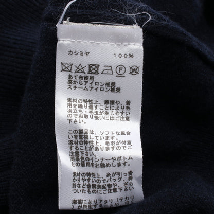 ニット クルーネック 長袖 カシミヤ ネイビー グレー ダークグリーン エルメス トップス HERMES