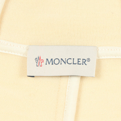 ジップアップパーカー ウール アイボリー モンクレール トップス MONCLER