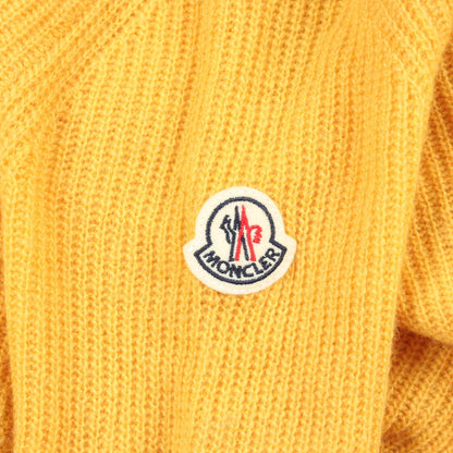 ニット プルオーバーパーカー ウール カシミヤ イエロー モンクレール トップス MONCLER