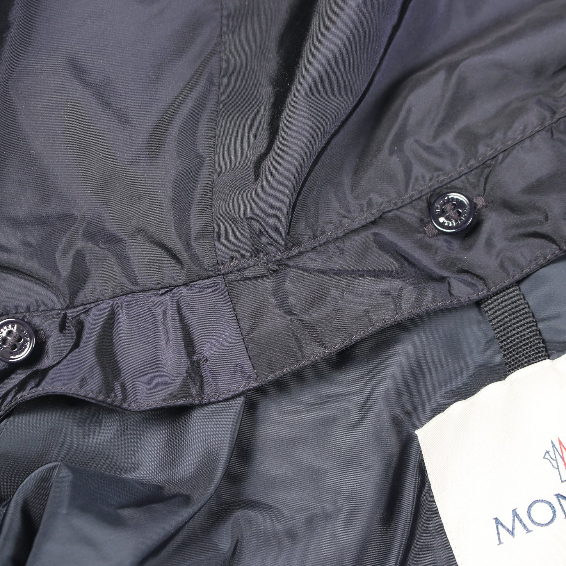 BAABA レース ナイロンジャケット ナイロン ネイビー モンクレール アウター MONCLER