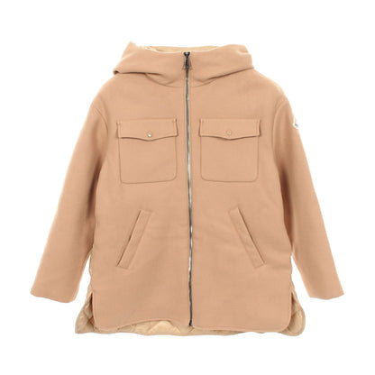 GOUET キッズ フード付き 切替 ダウンジャケット ウール ナイロン ベージュ モンクレール アウター MONCLER