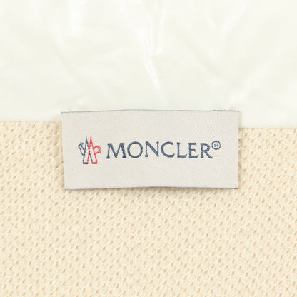 切替 ダウンジャケット ナイロン コットン アイボリー オフホワイト ライトグレー モンクレール アウター MONCLER