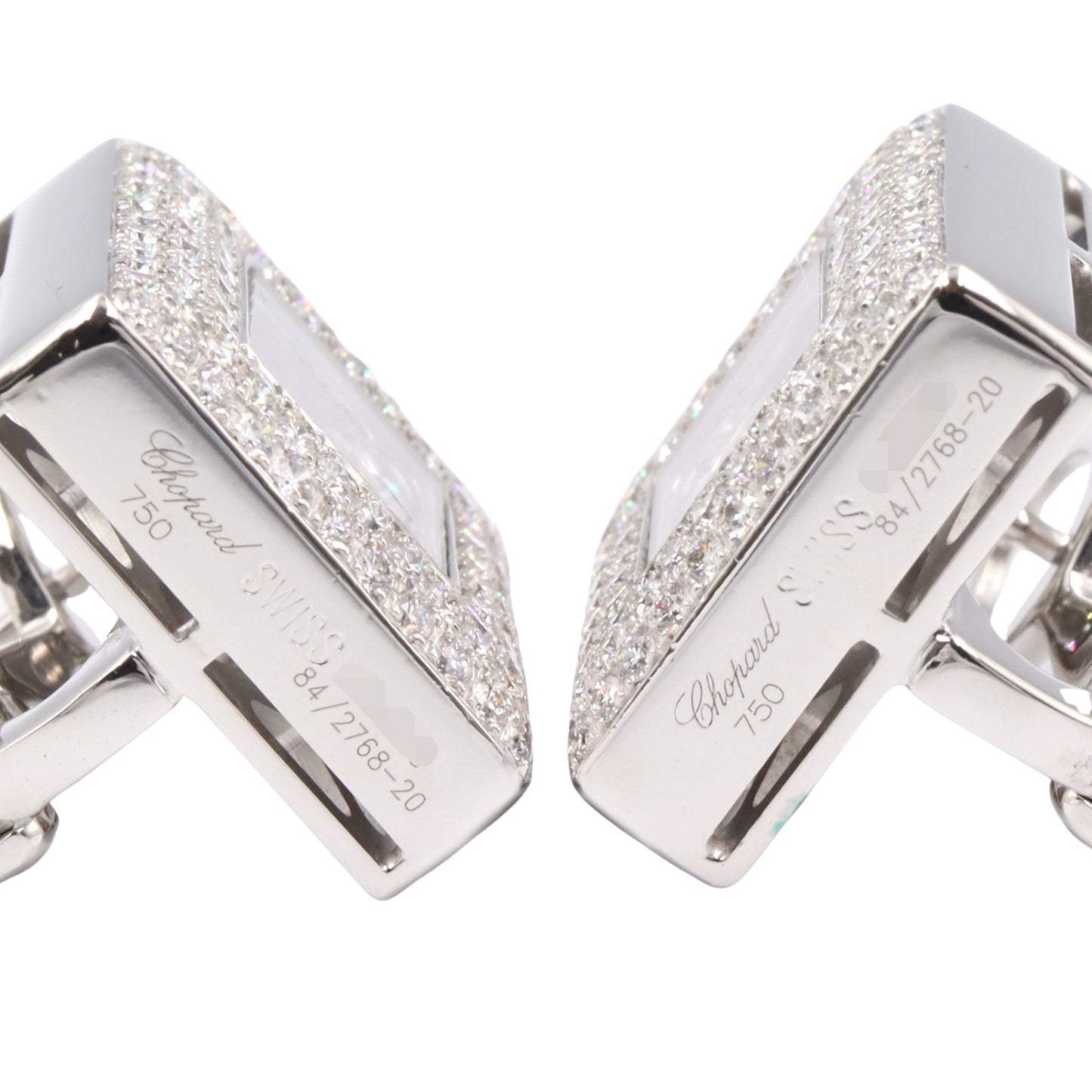 ハッピーダイヤモンド ピアス ピアス K18WG ダイヤモンド ホワイトゴールド クリア ショパール アクセサリー Chopard