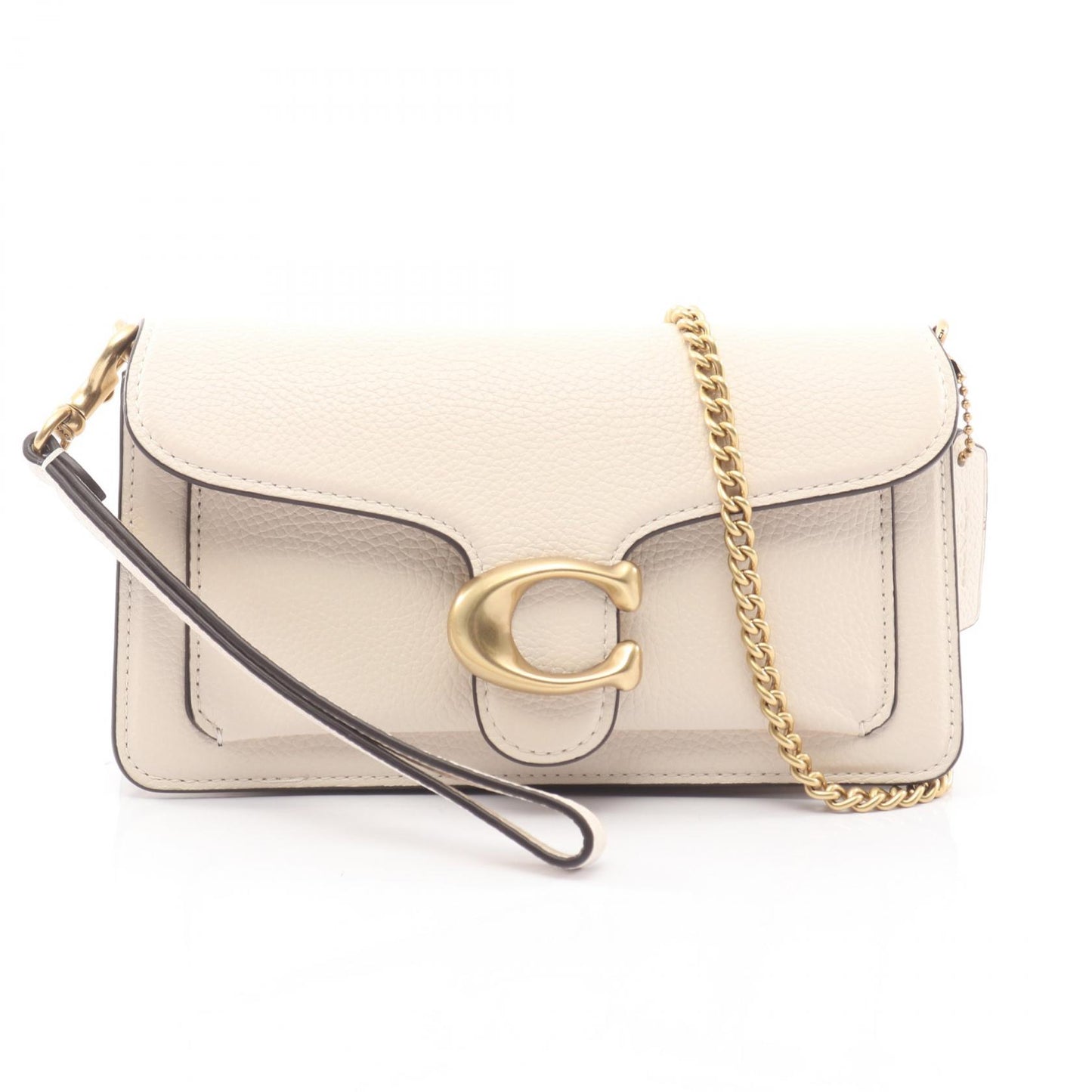 タビー チェーン クロスボディ バッグ19 ショルダーバッグ レザー アイボリー コーチ バッグ COACH