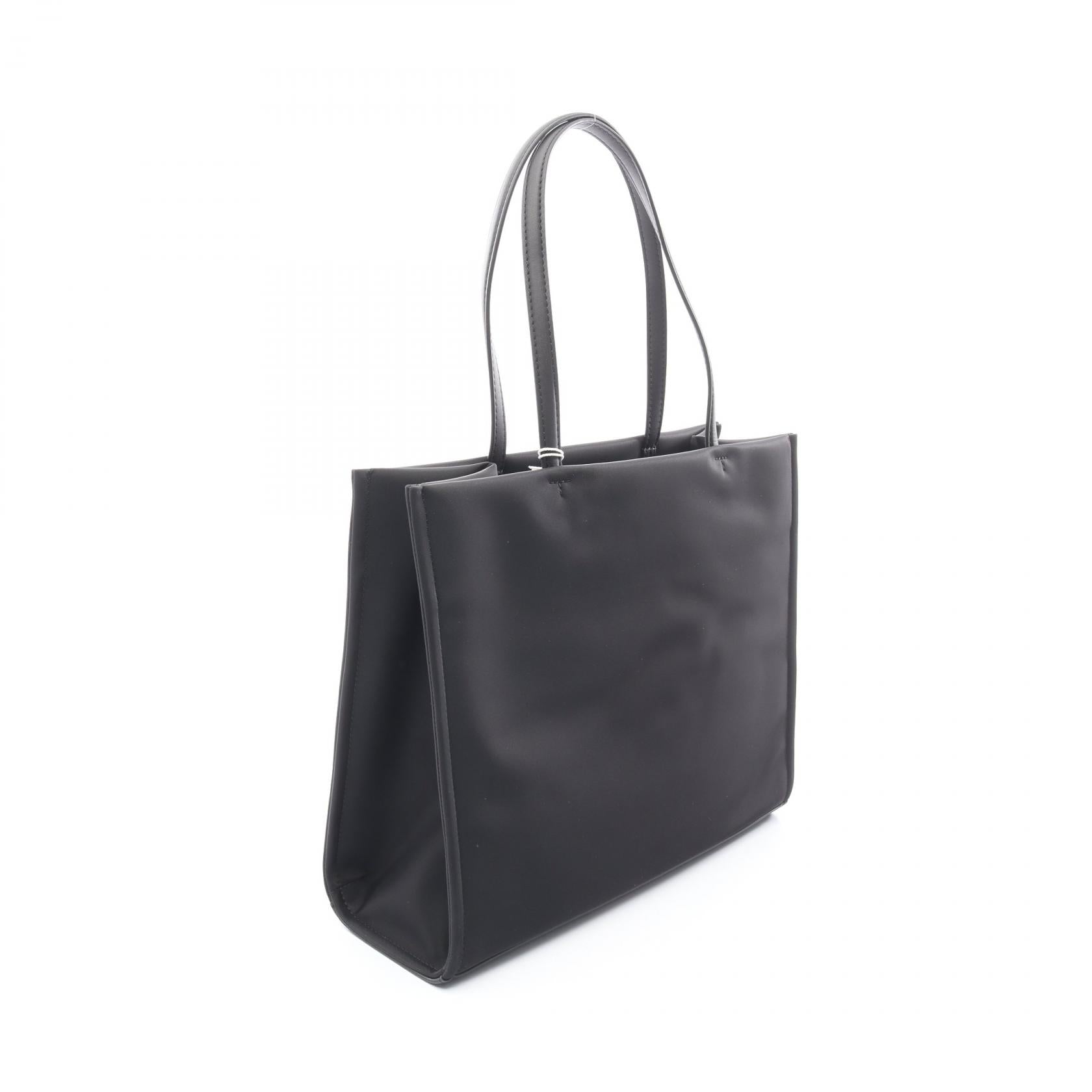 ELLA エラ ハンドバッグ トートバッグ ナイロン レザー ブラック 