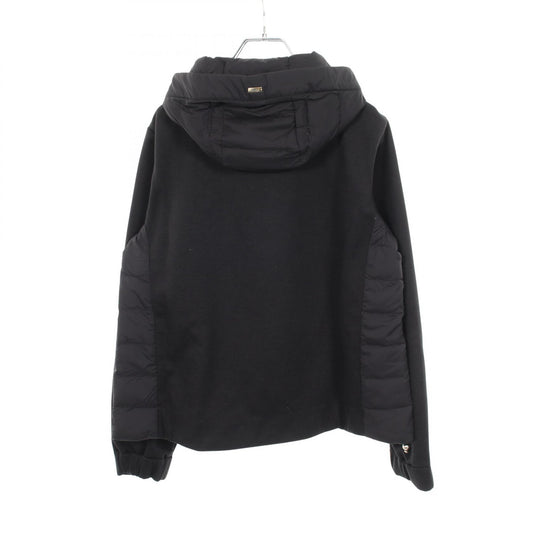 ダウンジャケット ナイロン コットン ブラック ヘルノ アウター HERNO