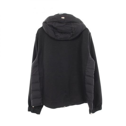 ダウンジャケット ナイロン コットン ブラック ヘルノ アウター HERNO