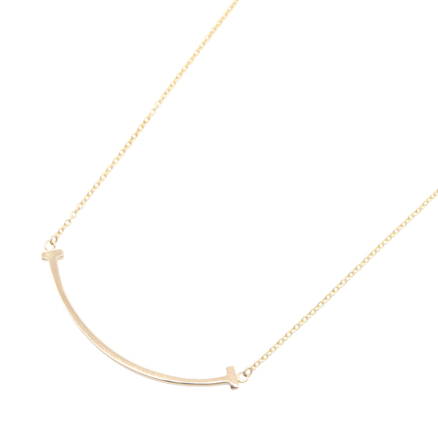 Tスマイル スモール ネックレス ネックレス K18PG ピンクゴールド ティファニー アクセサリー TIFFANY & Co.