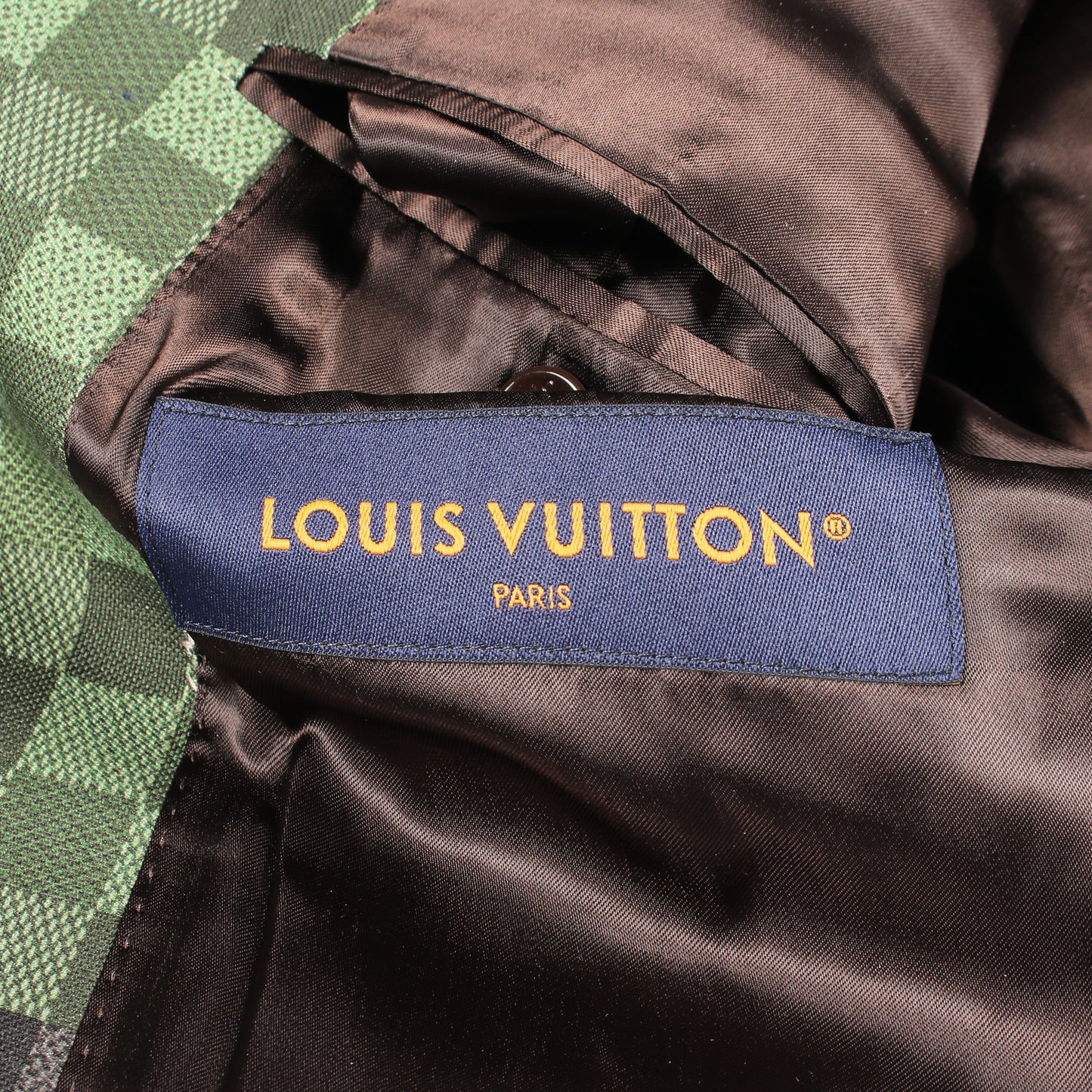 ダモフラージュ テーラードジャケット コットン ベージュ カーキグリーン マルチカラー ルイヴィトン アウター LOUIS VUITTON