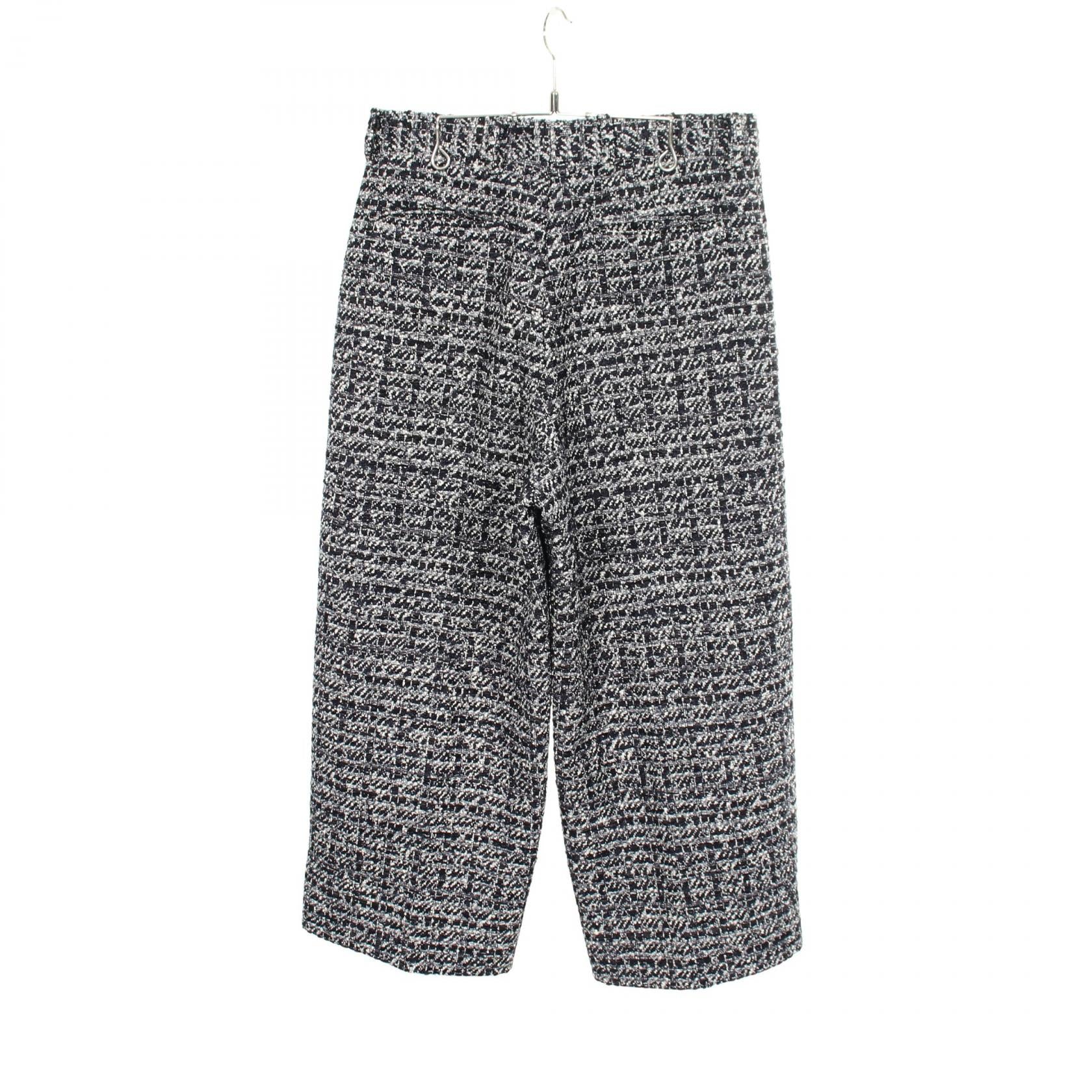 Cannage Pants ツイード パンツ ナイロン ネイビー ディオール ボトムス DIOR