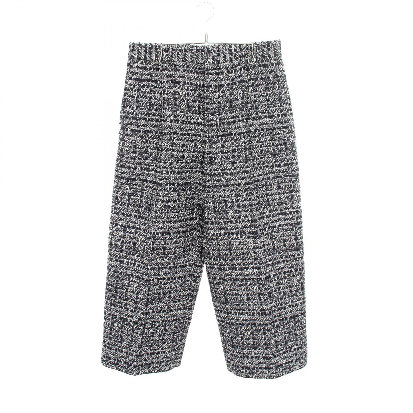 Cannage Pants ツイード パンツ ナイロン ネイビー ディオール ボトムス DIOR