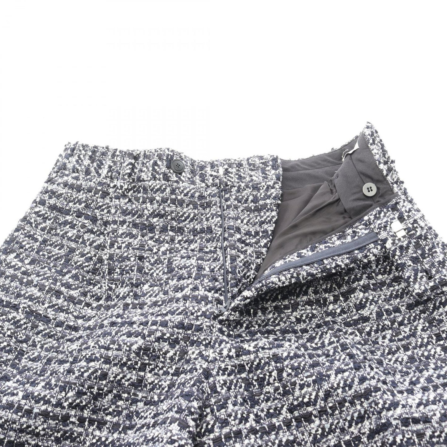 Cannage Pants ツイード パンツ ナイロン ネイビー ディオール ボトムス DIOR