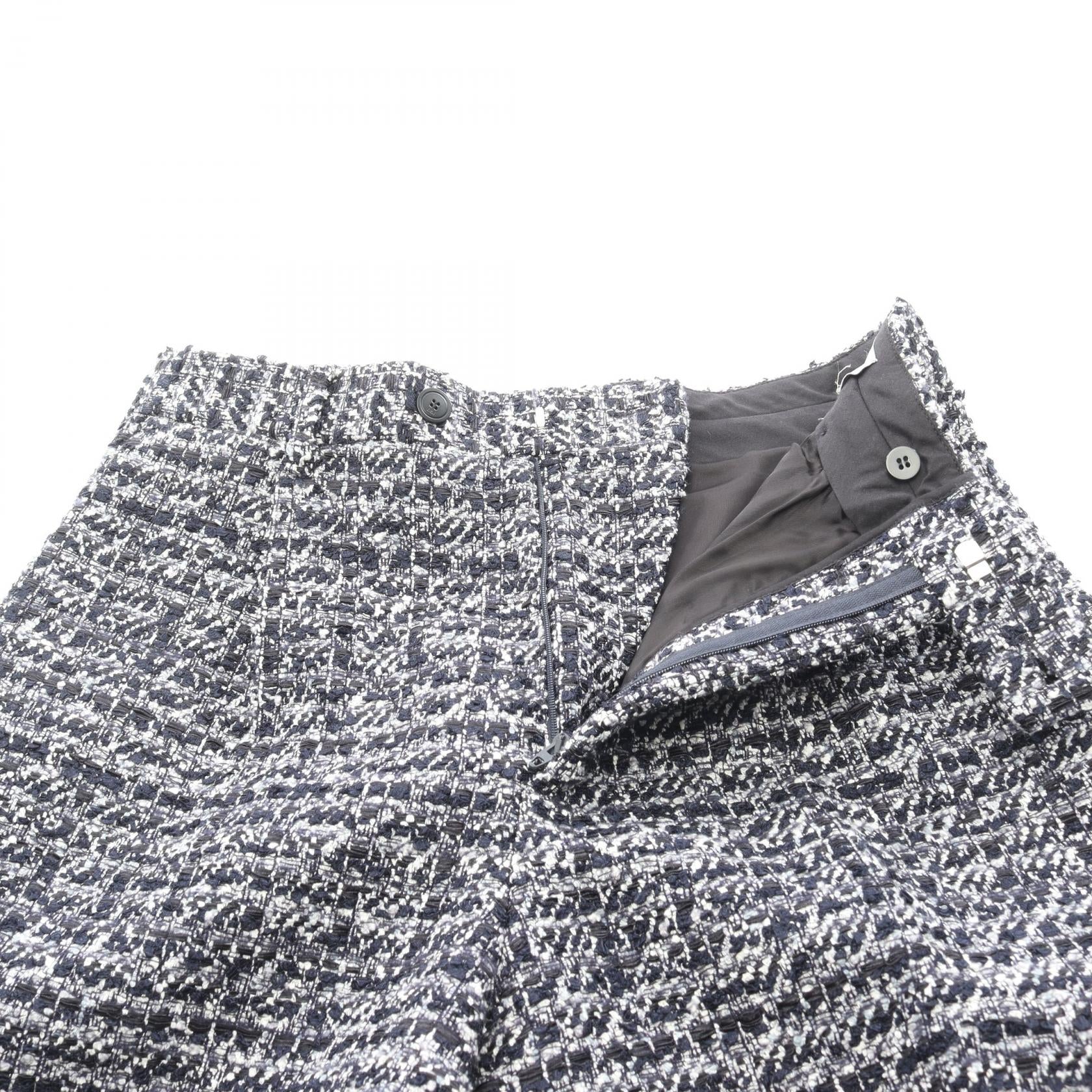 Cannage Pants ツイード パンツ ナイロン ネイビー ディオール ボトムス DIOR