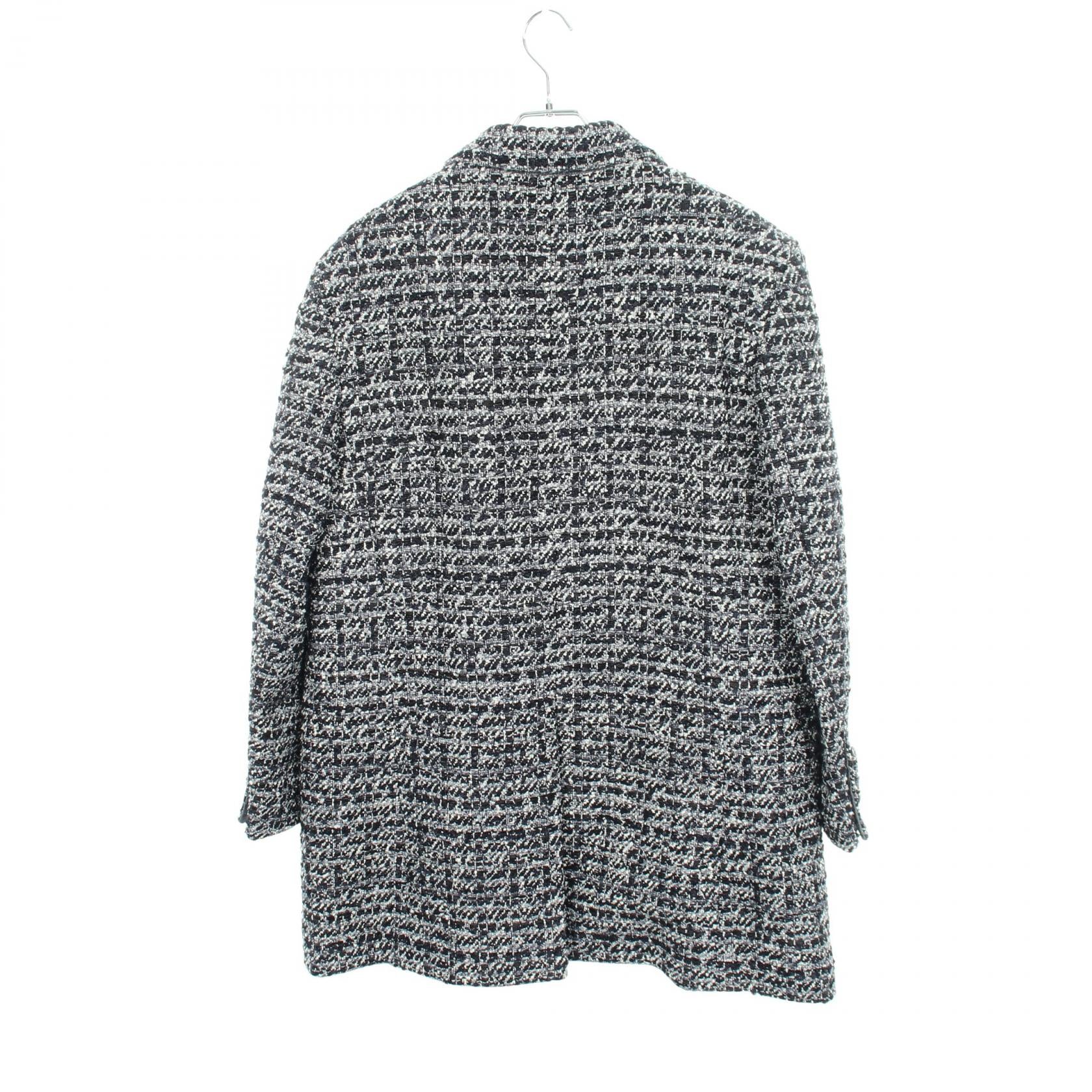 Cannage Wool Blend Tweed Jacket ツイード ジャケット コットン ネイビー ディオール アウター DIOR