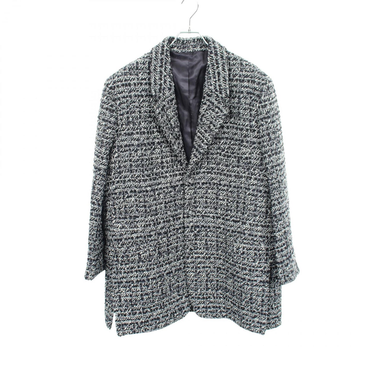 Cannage Wool Blend Tweed Jacket ツイード ジャケット コットン ネイビー ディオール アウター DIOR