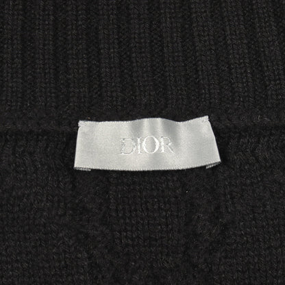 カナージュ ハイネック ニット カシミヤ ブラック ディオール トップス DIOR