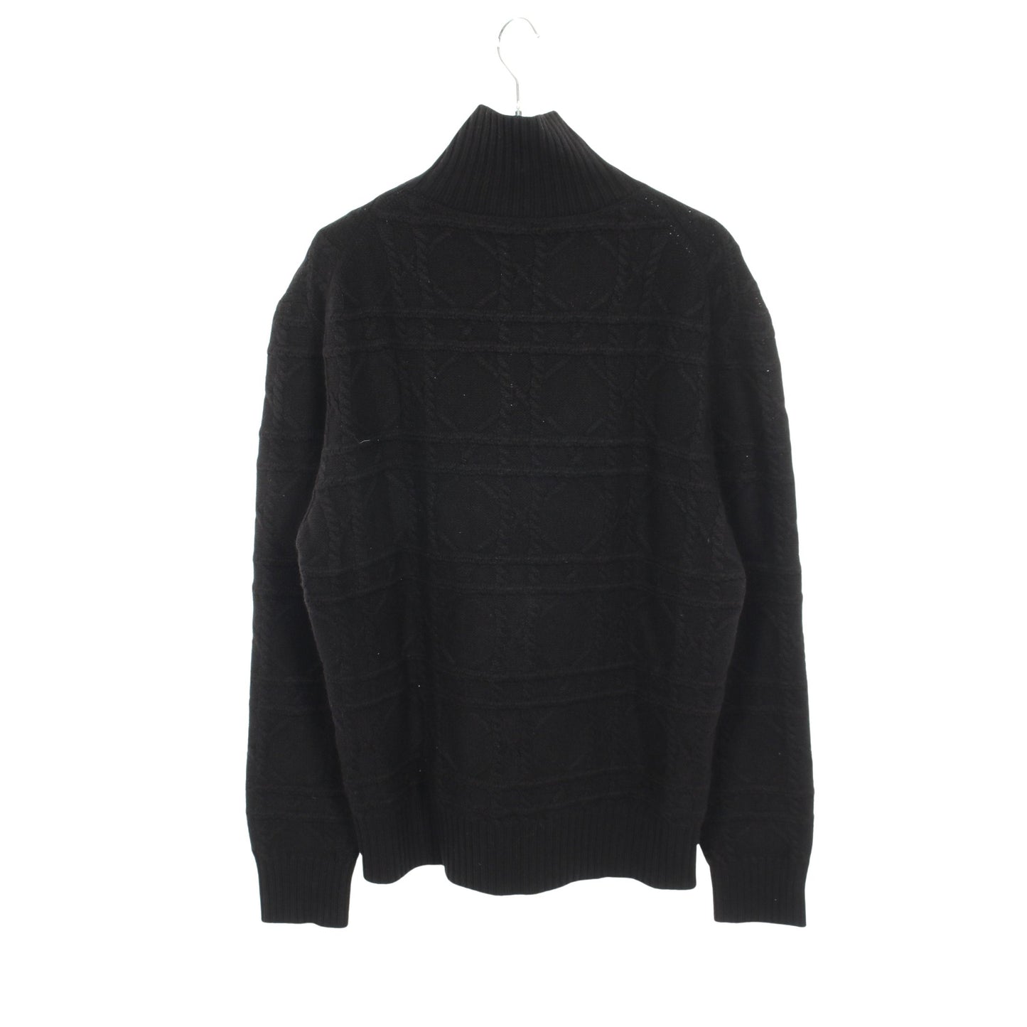 カナージュ ハイネック ニット カシミヤ ブラック ディオール トップス DIOR