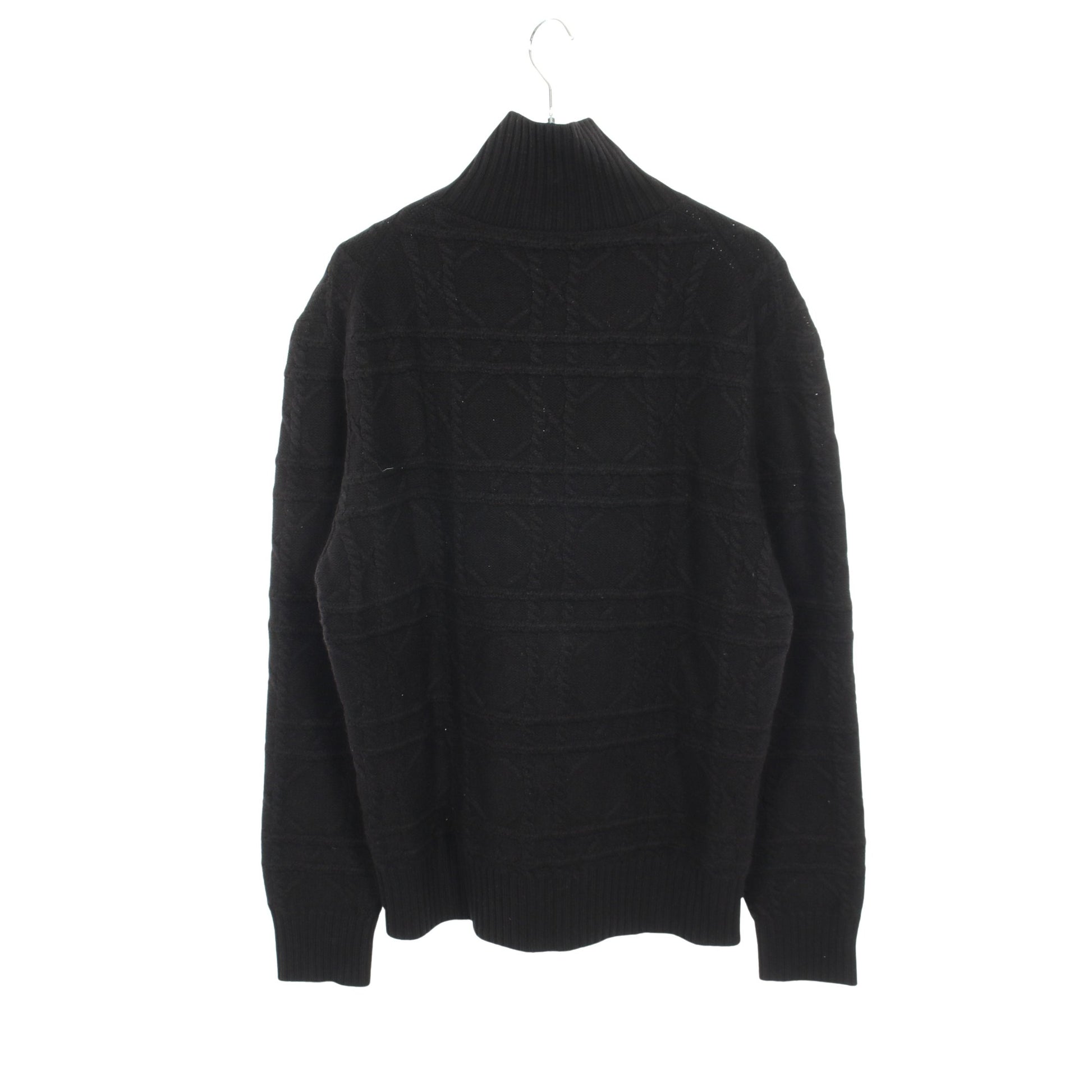 カナージュ ハイネック ニット カシミヤ ブラック ディオール トップス DIOR