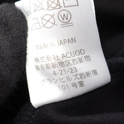 ジップデザイン ジップアップパーカー ナイロン ネイビー アクオドバイチャヌ トップス ACUOD by CHANU