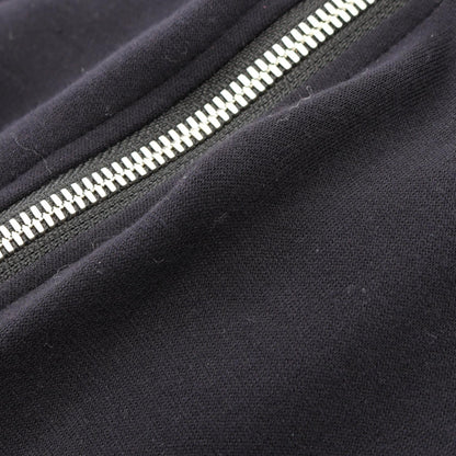 ジップデザイン ジップアップパーカー ナイロン ネイビー アクオドバイチャヌ トップス ACUOD by CHANU