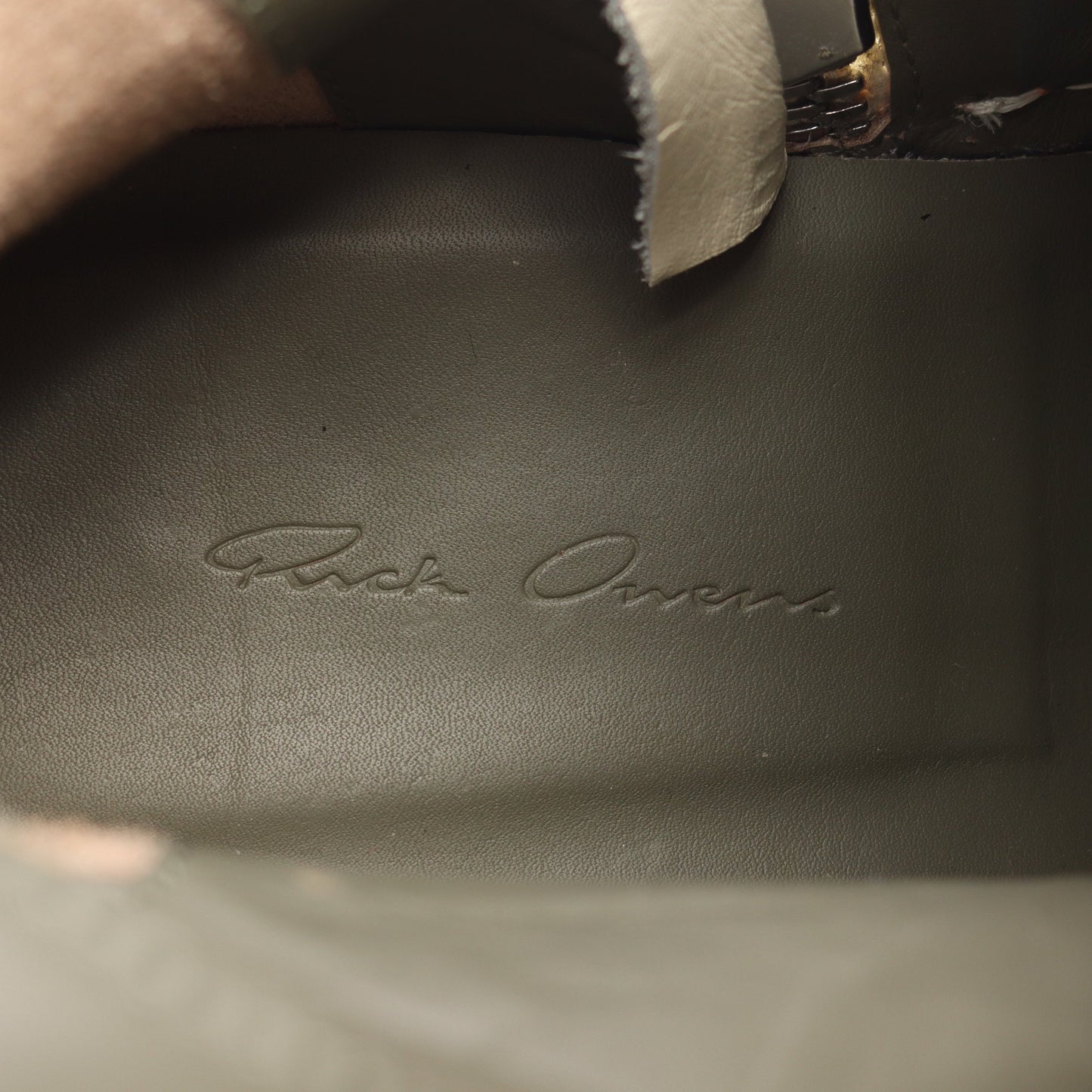 ジオバスケット ハイカットスニーカー レザー アイボリー リックオウエンス シューズ Rick Owens