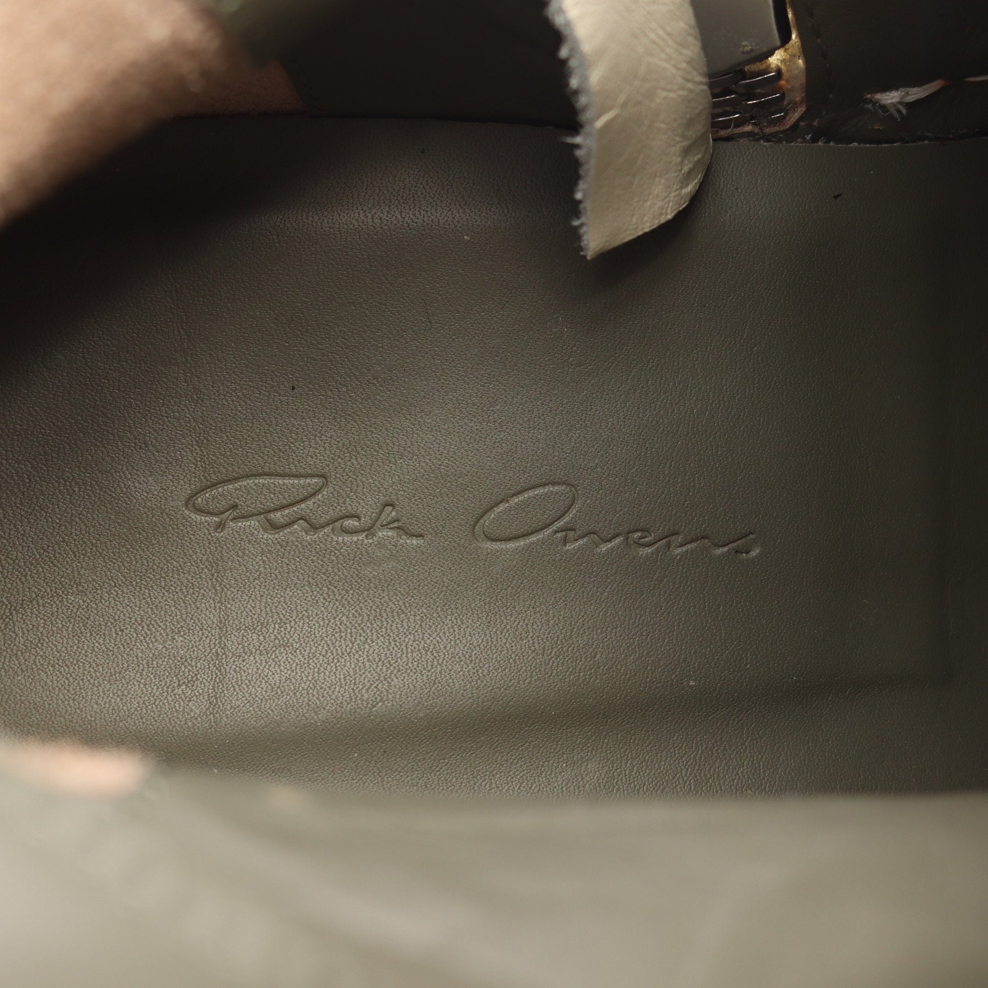 ジオバスケット ハイカットスニーカー レザー アイボリー リックオウエンス シューズ Rick Owens