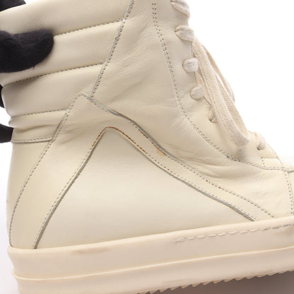 ジオバスケット ハイカットスニーカー レザー アイボリー リックオウエンス シューズ Rick Owens