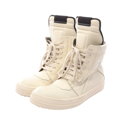 ジオバスケット ハイカットスニーカー レザー アイボリー リックオウエンス シューズ Rick Owens
