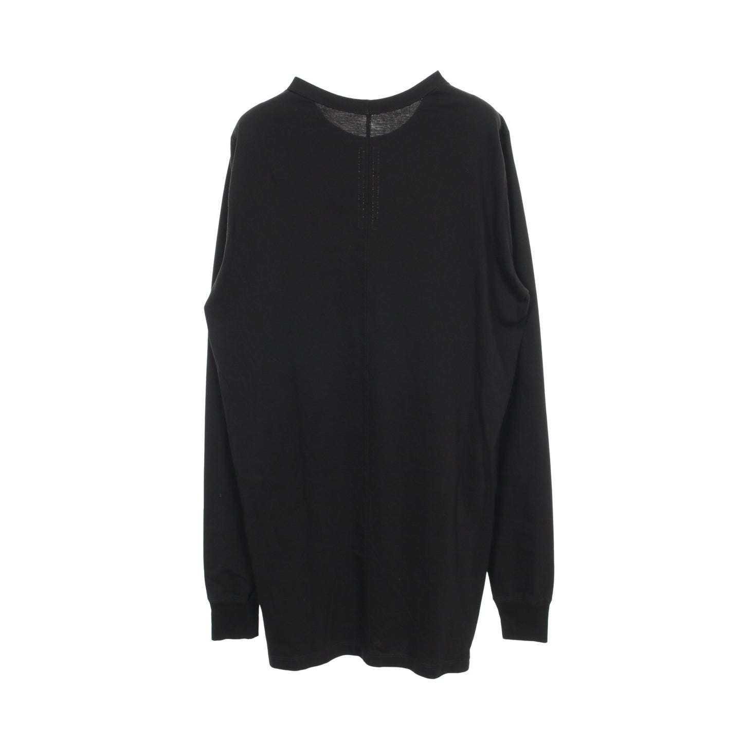 クルーネック 長袖Tシャツ コットン ブラック リックオウエンス トップス Rick Owens