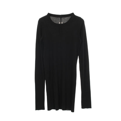 ロングスリーブ 長袖Tシャツ ナイロン ブラック リックオウエンス トップス Rick Owens