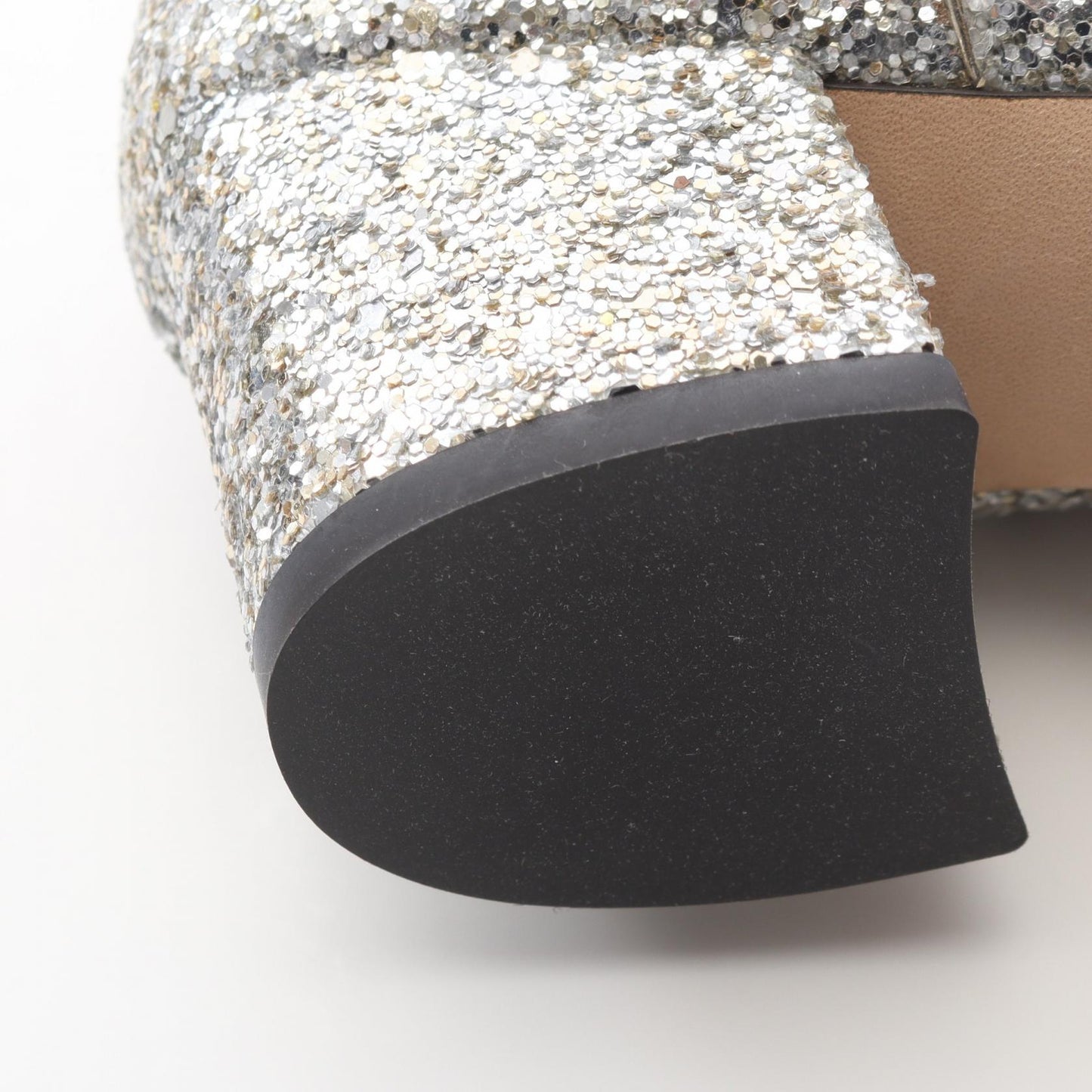 MYAN 45 ビジュー アンクル ブーツ グリッター シルバー ジミーチュウ シューズ JIMMY CHOO
