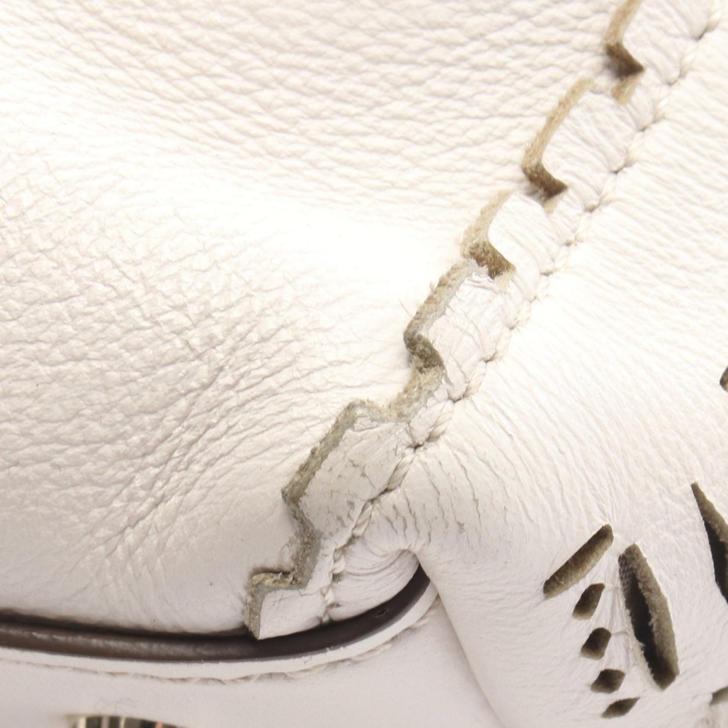 フラワーバッグ ショルダーバッグ レザー ホワイト トッズ バッグ TOD'S